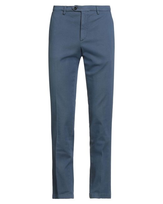 Drumohr Blue Pants Cotton, Elastane for men