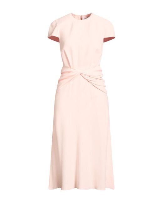 McQueen Pink Midi Dress