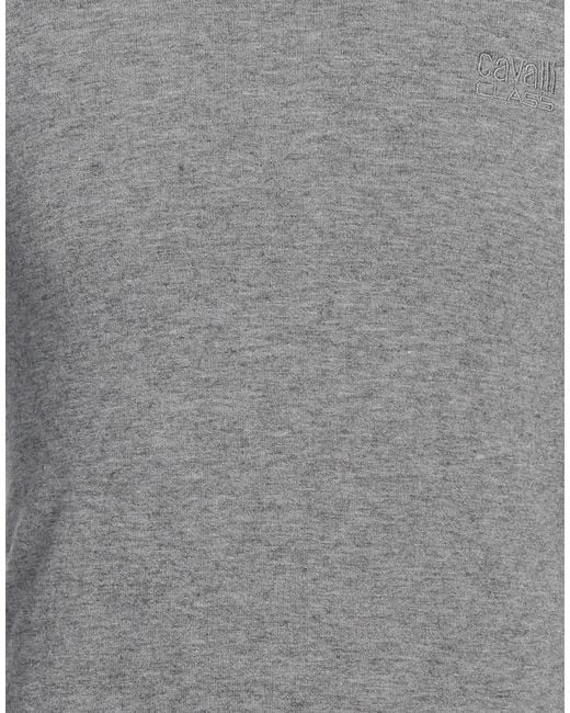 Roberto Cavalli Gray Jumper for men