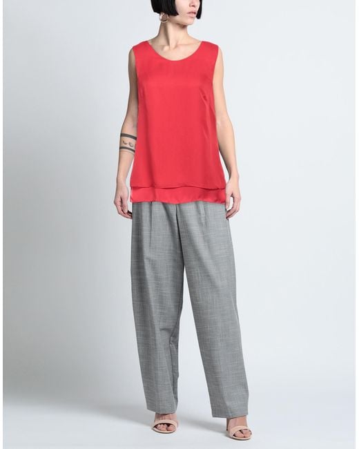 Camilla Red Top Polyester