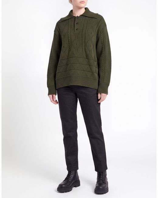 NAMACHEKO Green Sweater Wool