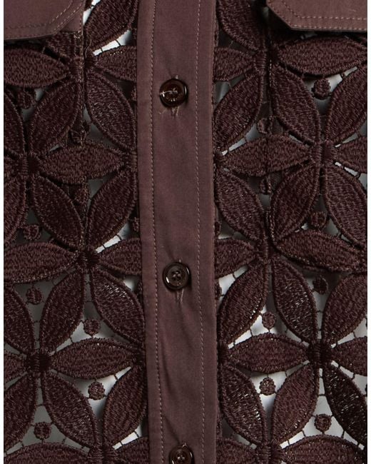 Weekend by Maxmara Brown Shirt Polyester