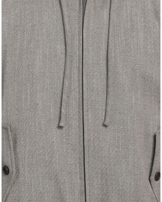Amomento Gray Jacket Polyester, Wool, Rayon, Polyurethane for men