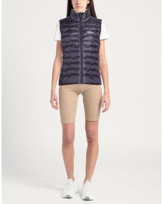 Jack Wolfskin Blue Vest Recycled Polyamide