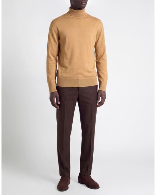 Laneus Natural Turtleneck Merino Wool, Cashmere for men