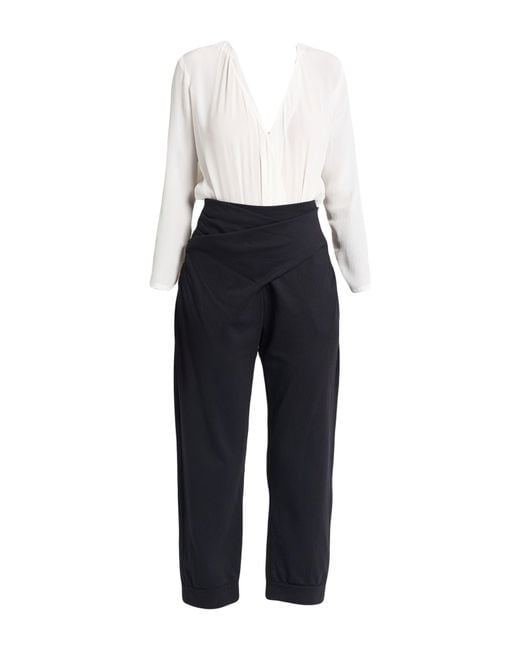 ALESSIA SANTI Blue Jumpsuit Polyamide, Cotton