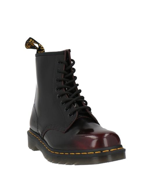 Dr. Martens Black 1460 Arcadia Plum Ankle Boots Leather