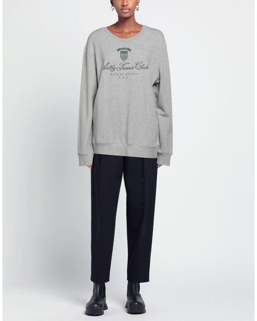 Autry Gray Sweatshirt Cotton