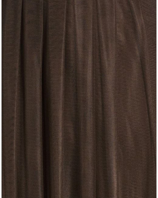 Alpha Studio Brown Maxi Skirt Polyamide
