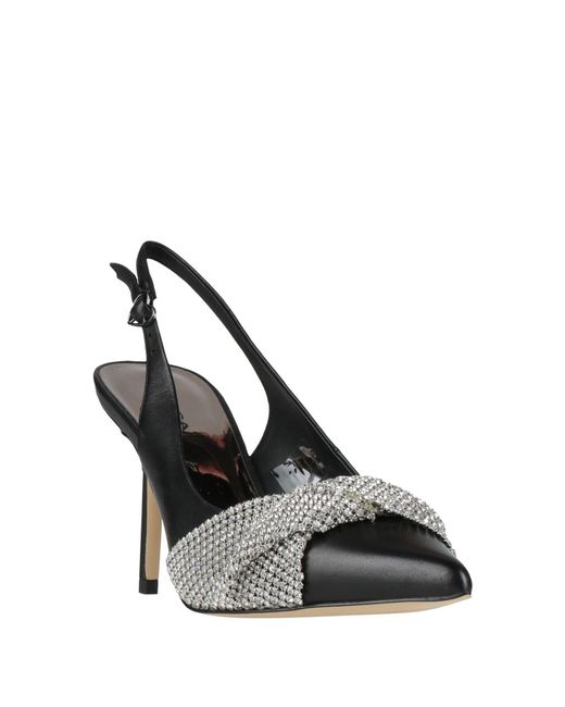 Tosca Blu Metallic Pumps Leather