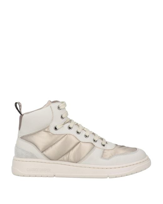 Candice Cooper Natural Sneakers Leather, Textile Fibers