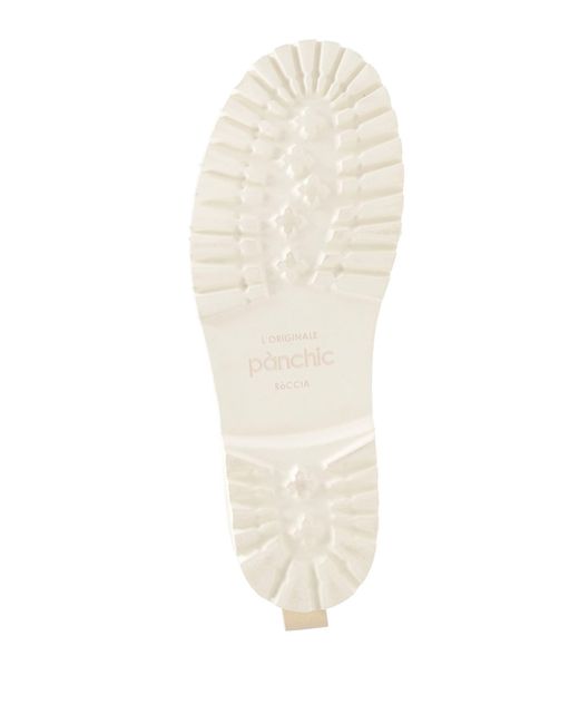 Pànchic Natural Lace-Up Shoes Leather, Textile Fibers