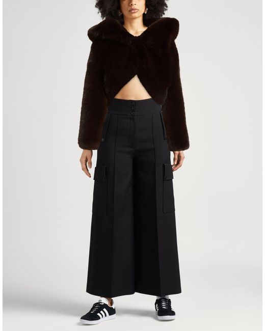 GIUSEPPE DI MORABITO Black Shearling & Teddy