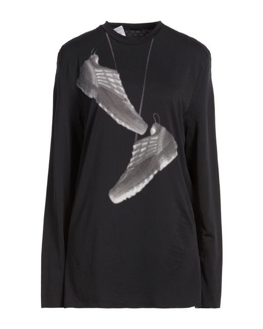 MM6 MAISON MARGIELA X SALOMON Black T-Shirt Polyamide