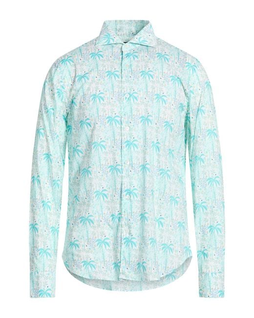 Fedeli Blue Shirt for men