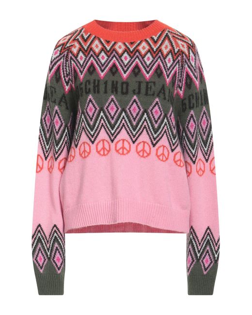 Moschino Jeans Pink Sweater