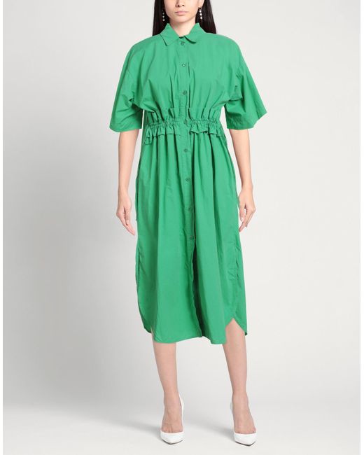 Vestido Midi MÊME ROAD de color Green