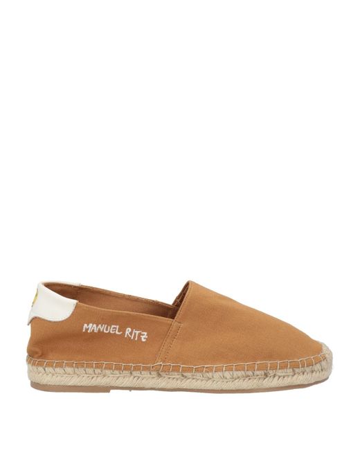 Espadrillas di Manuel Ritz in Brown da Uomo