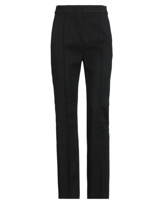 Sportmax Black Pants Polyamide, Cotton, Elastane