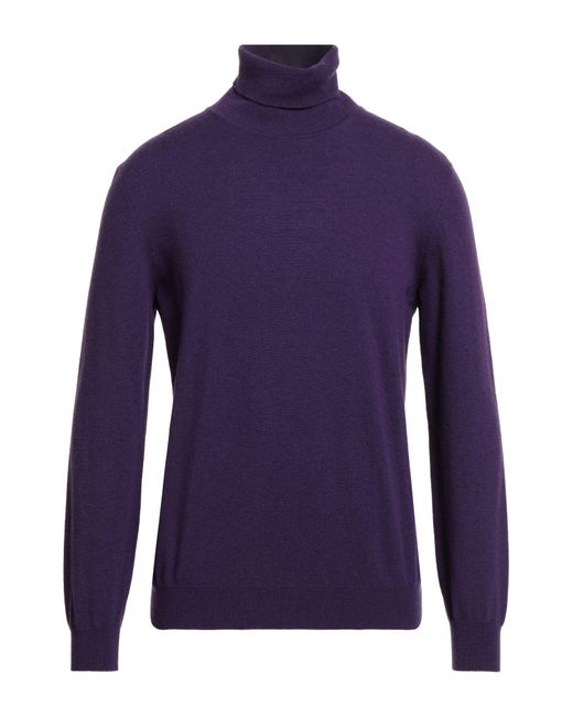 Kangra Blue Turtleneck Wool for men