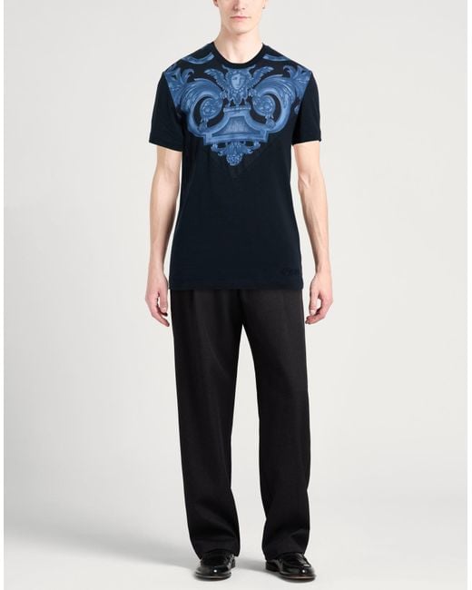 Versace Blue T-Shirt for men