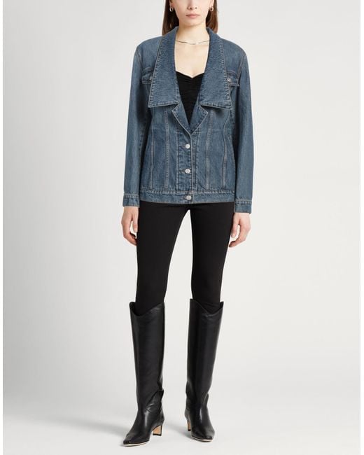 Coperni Blue Denim Outerwear Cotton