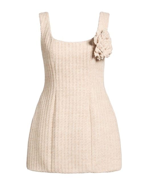 GIUSEPPE DI MORABITO Natural Mini Dress