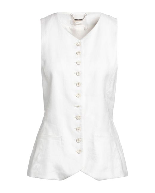 Chloé White Tailored Vest
