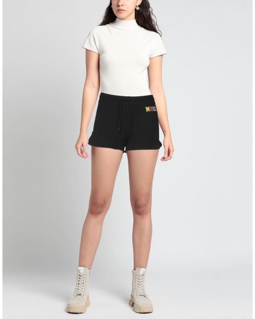 Moschino Black Shorts & Bermuda Shorts