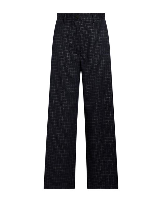 Forte_forte Blue Midnight Pants Polyester, Viscose, Metallic Polyester, Elastane