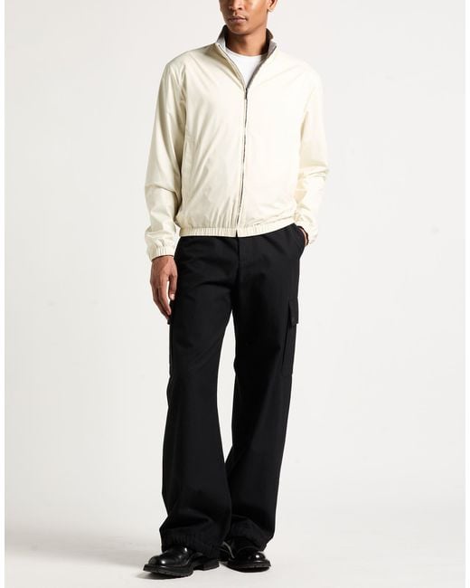 Canali Natural Ivory Jacket Polyester for men