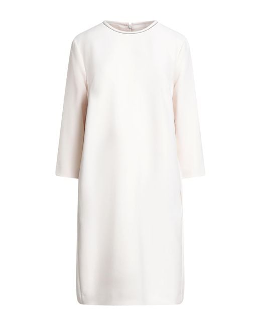 Peserico White Mini Dresses