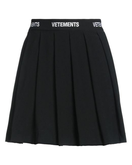 Vetements Black Mini Skirt