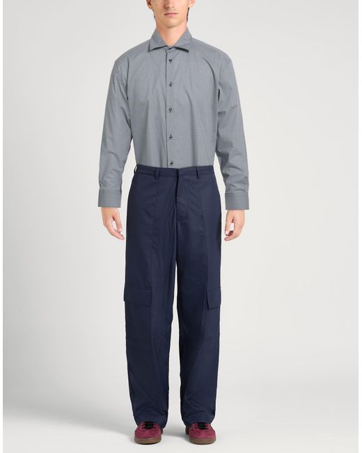 Liu Jo Blue Shirt Cotton, Elastane for men
