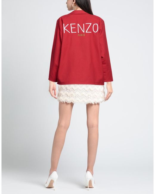 KENZO Red Suit Jacket