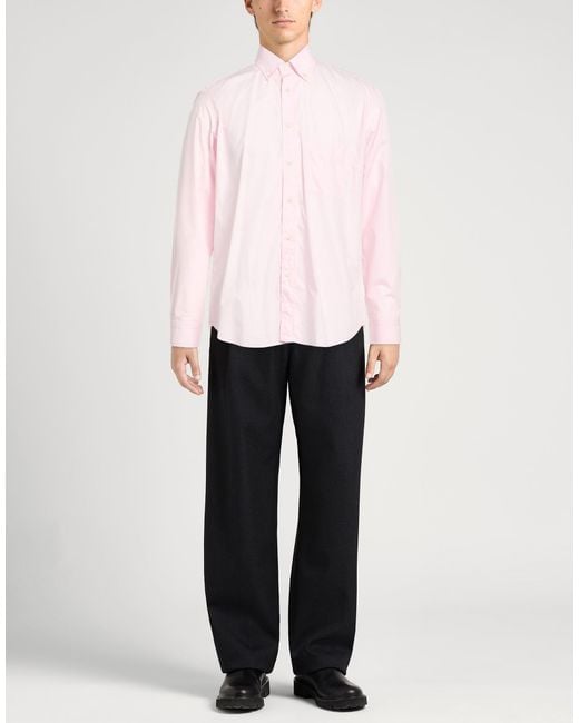 Robert Friedman Pink Light Shirt Cotton for men