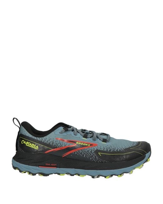 Brooks Blue Sneakers Textile Fibers for men