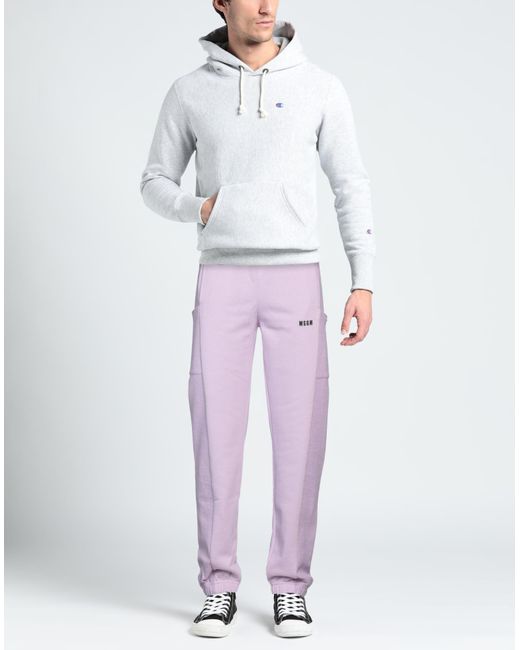 MSGM Purple Trouser for men