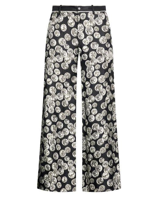 Dolce & Gabbana White Pants Silk for men