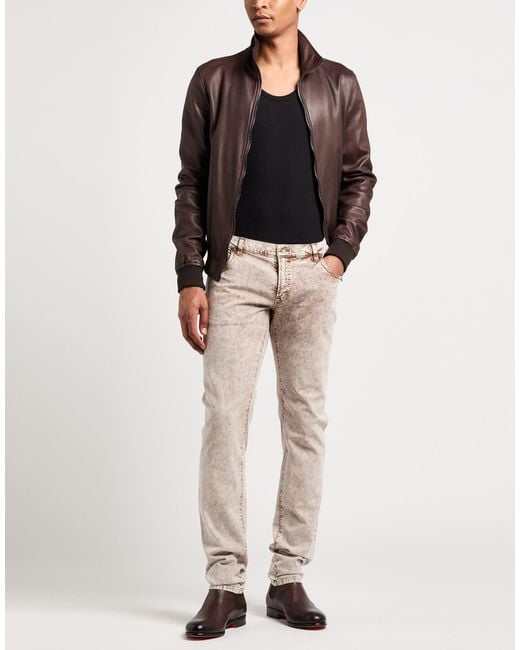 Dolce & Gabbana Natural Pants Cotton, Elastane for men