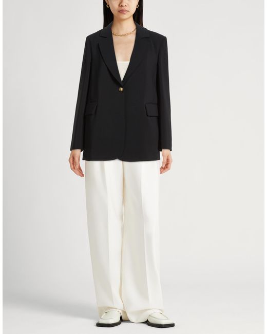 Pinko Black Blazer Polyester, Elastane