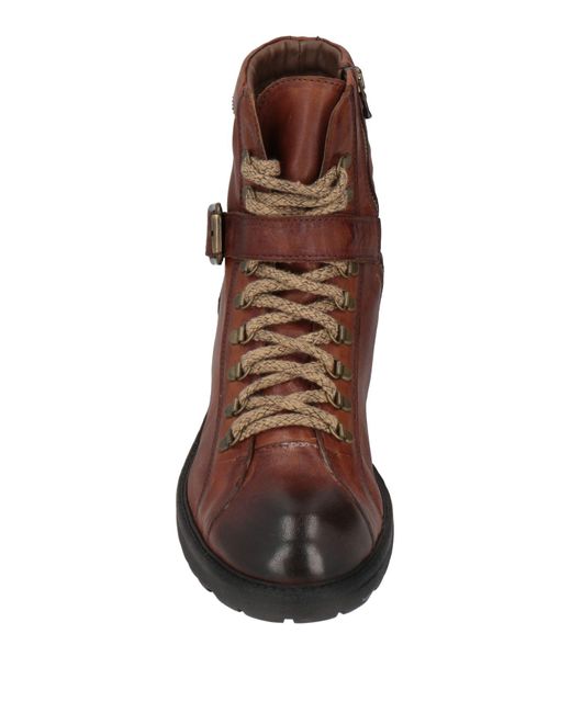 JP/DAVID Brown Ankle Boots for men