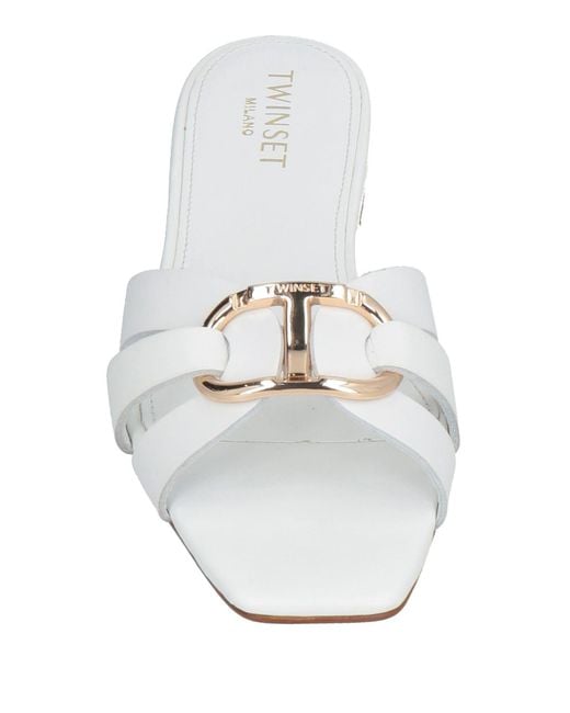 Twinset White Sandals