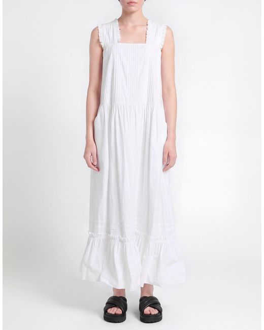 KENZO White Maxi Dress Cotton