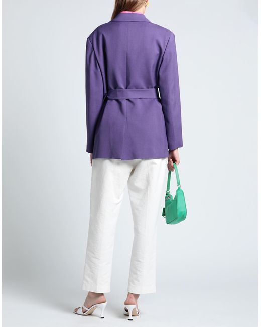 MSGM Purple Blazer