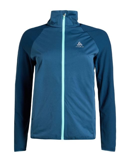 Odlo Blue Jacket Polyester, Elastane