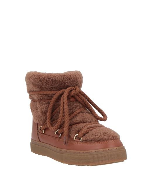 Inuikii Brown Ankle Boots Leather