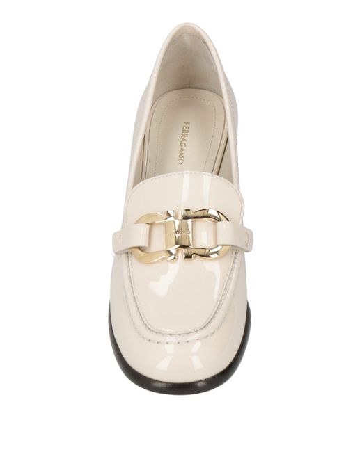 Ferragamo White Loafer
