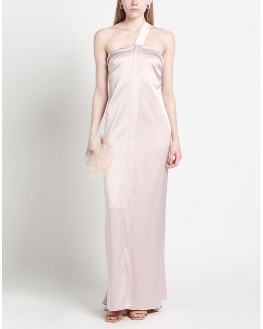 Fendi Pink Blush Maxi Dress Silk