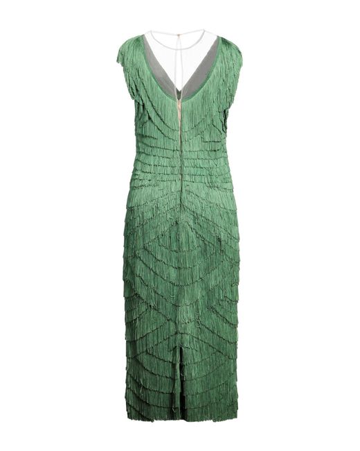 Dolce & Gabbana Green Midi Dress